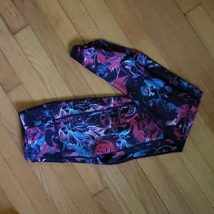Calia Dark Floral Workout Leggings